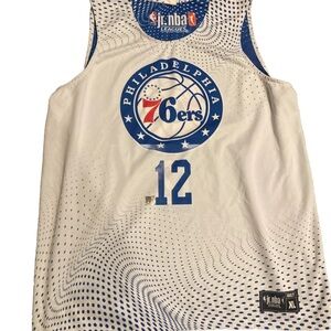 jr. nba Philadelphia 76ers Adult Men’s XL #12 Reversible jersey